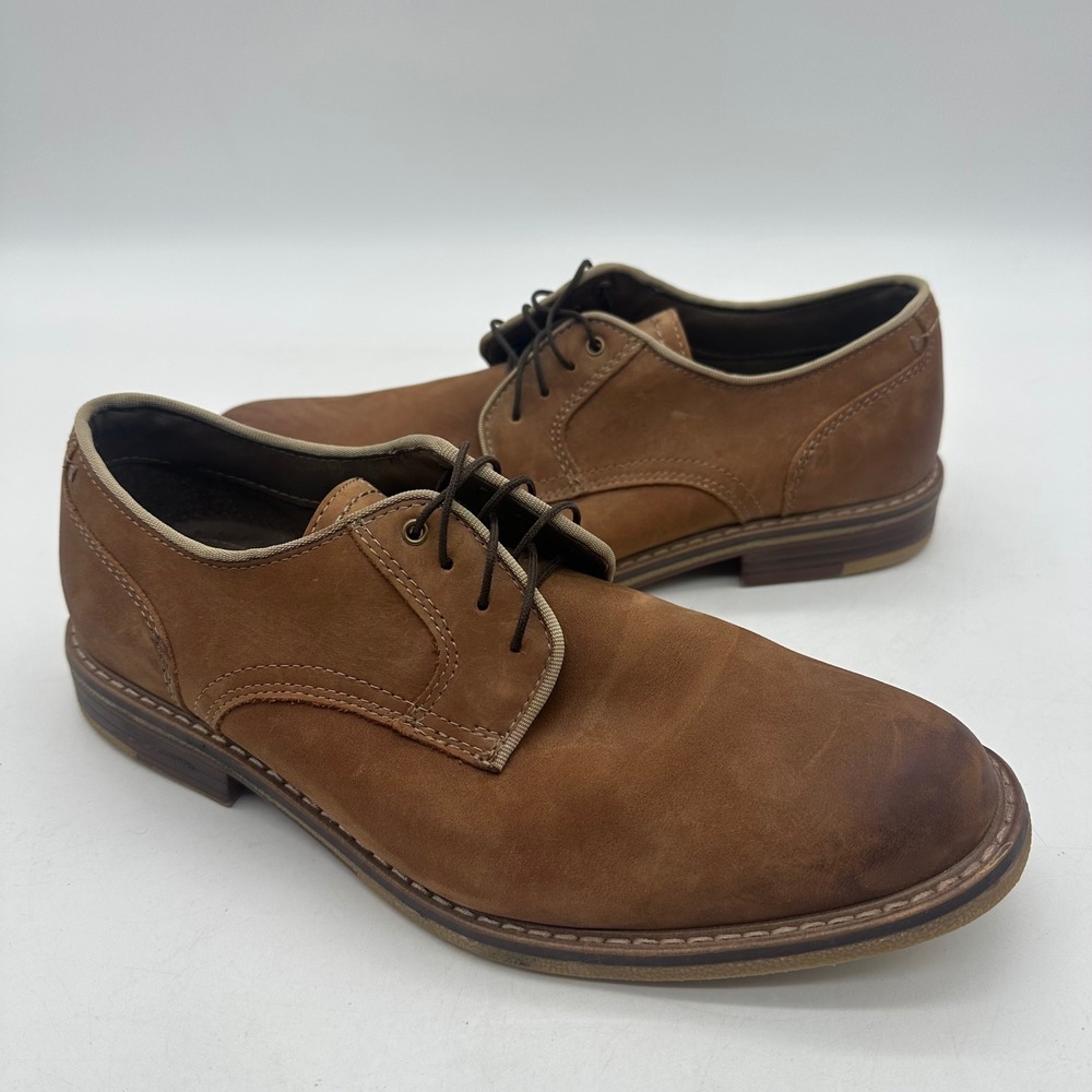 Dockers 90-36023 Mens Size 8 M Gordon Tan Cap Toe Leather Oxford Dress Shoes